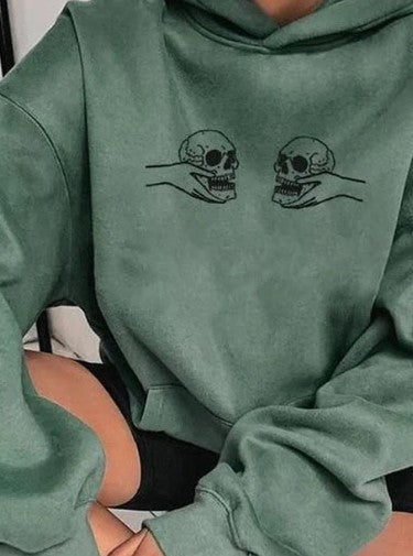 Levoire | Sweat à capuche général, décontracté et élégant Vert Foncé