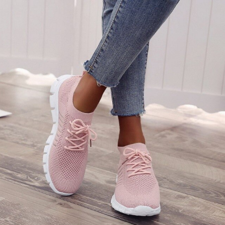 Levoire | On Sneakers Baskets Orthopédiques Chaussures De Randonnée En Mesh Chaussures Pour Femmes Rose clair