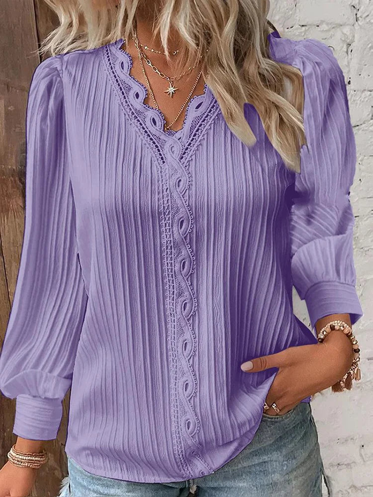 Levoire | Blouse Oversize Avec Allure Mode Violet