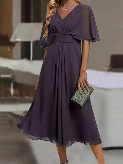 Levoire | Lively Long Dress for Women Violet