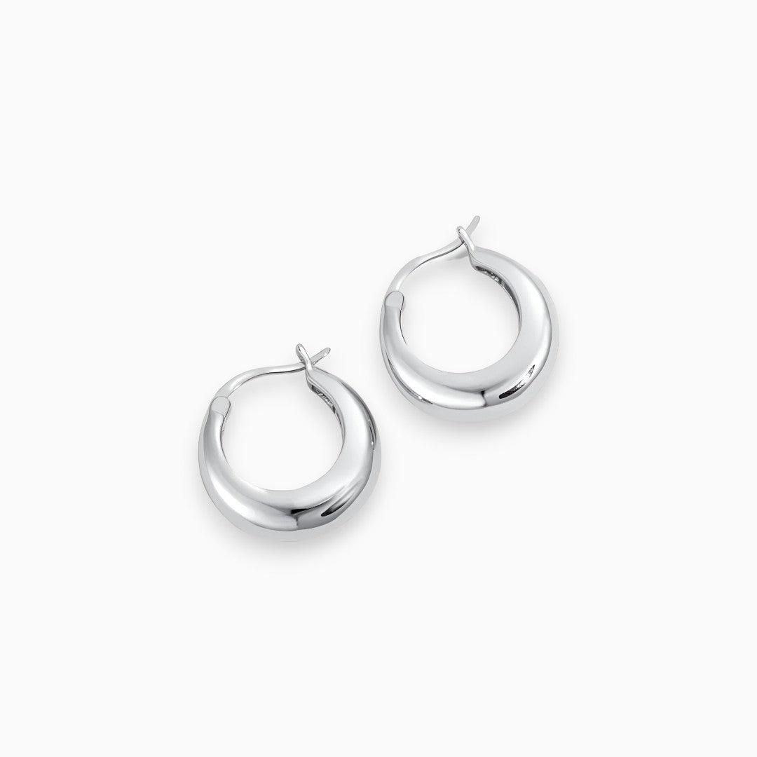 Levoire | Petites Boucles D'Oreilles Lumineuses Argent