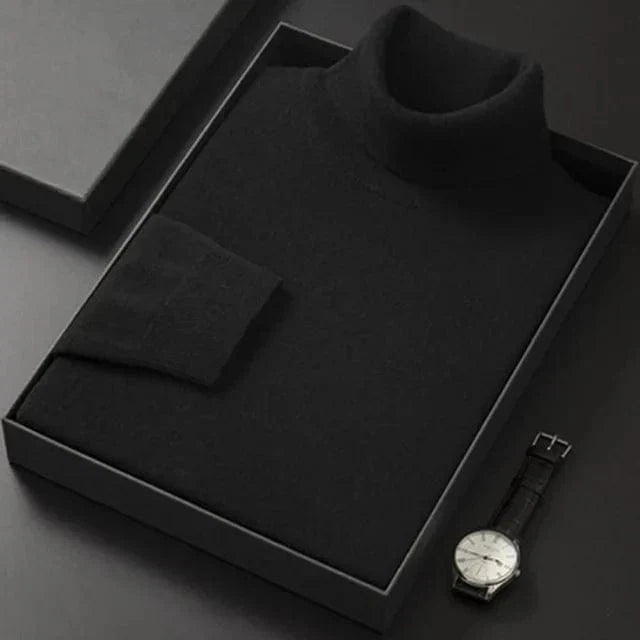 Levoire | Pull Col Montant En Cachemire Luxueux Pour Homme