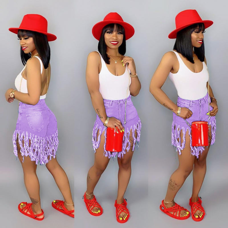 Levoire | jeans usés déchirés VIOLETTI