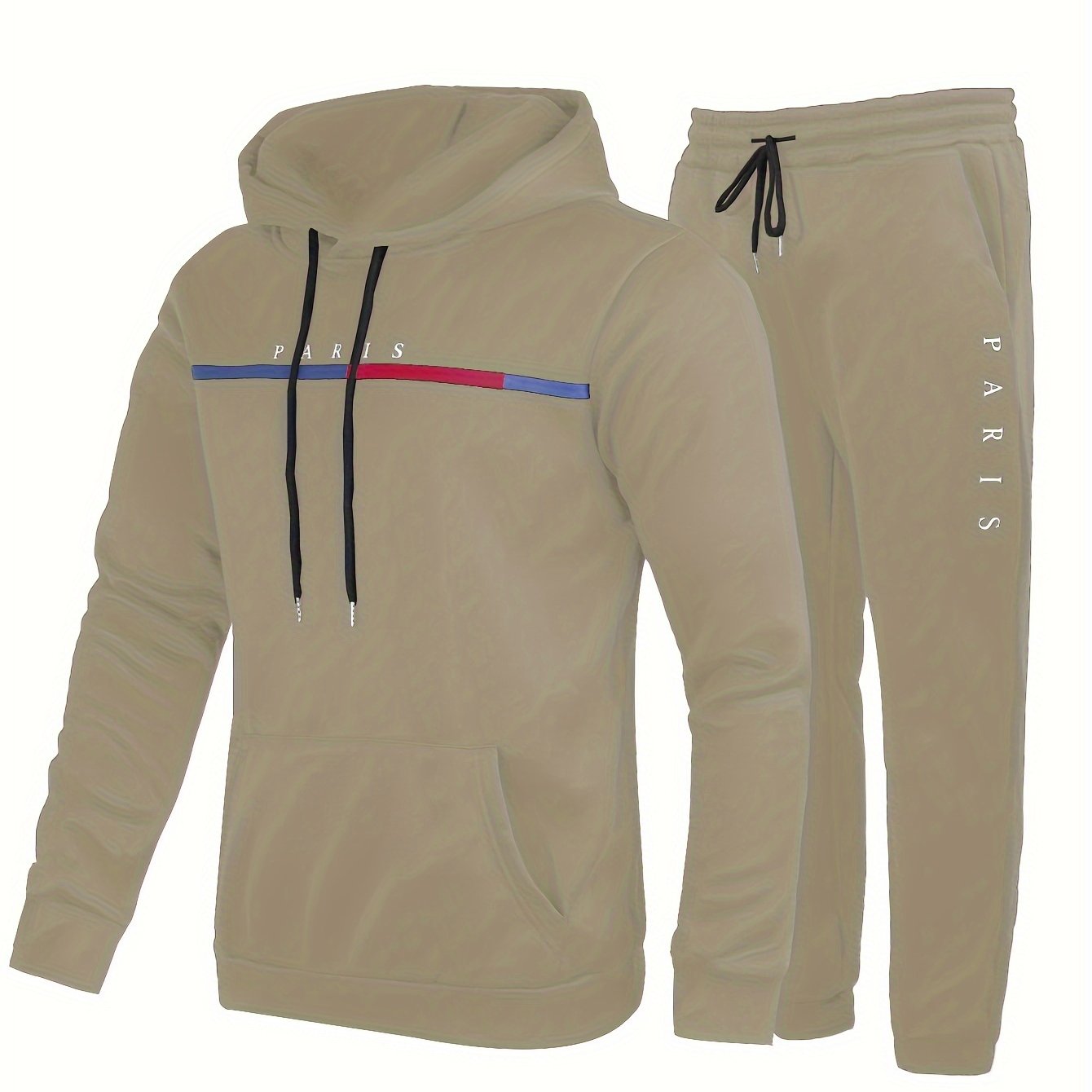 Levoire | 2 Pièces Costume Homme Paris Imprimé Couleur kaki