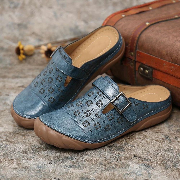 Levoire | Lett Glidefritt Shoes With Padded Support For Comfort Bleu