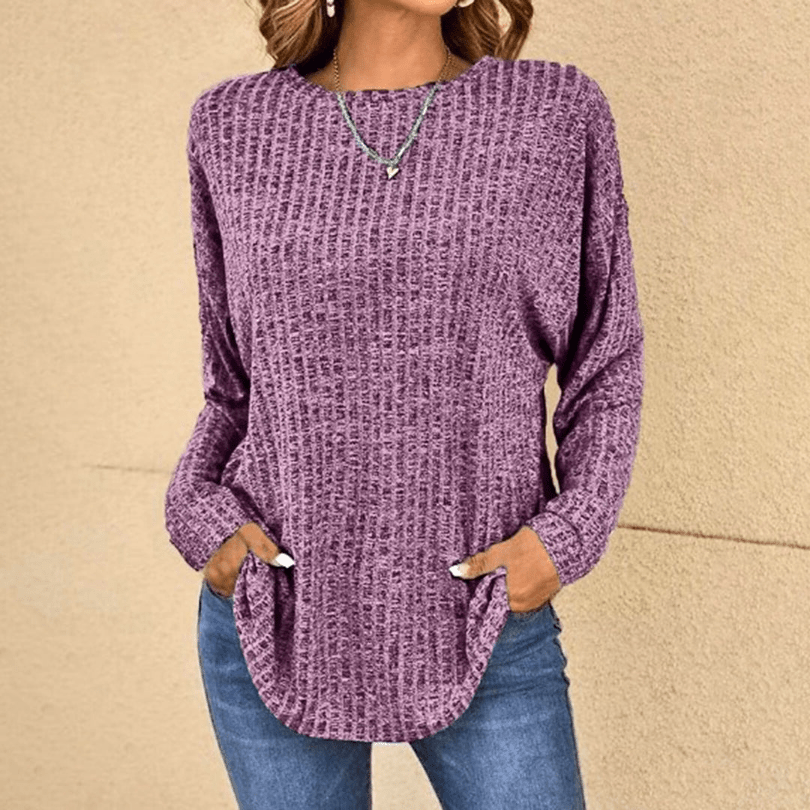 Levoire | Pull Femme Doux Confort Chaud Tendance Lilas