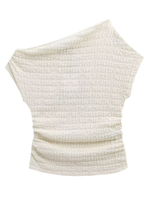 Levoire | Nouvelle Femme Haut Pantalon Asymétrique Taille Haute