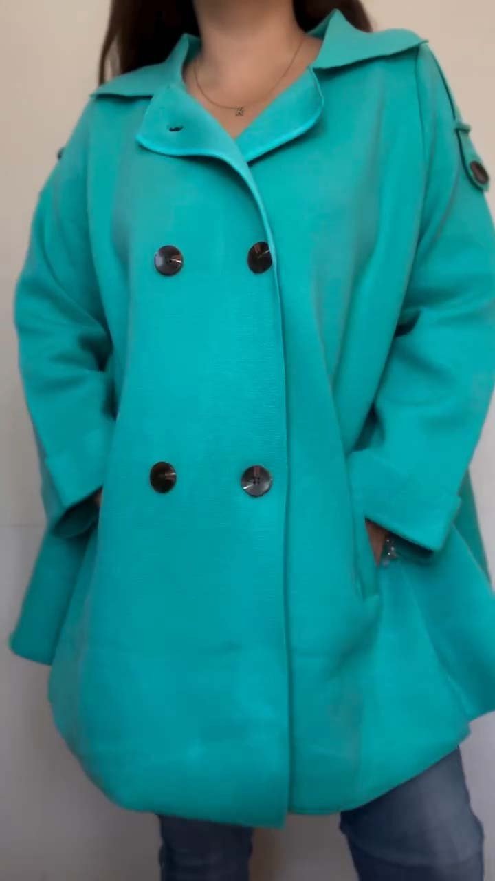 Levoire | Veste bohème et chaude Bleu