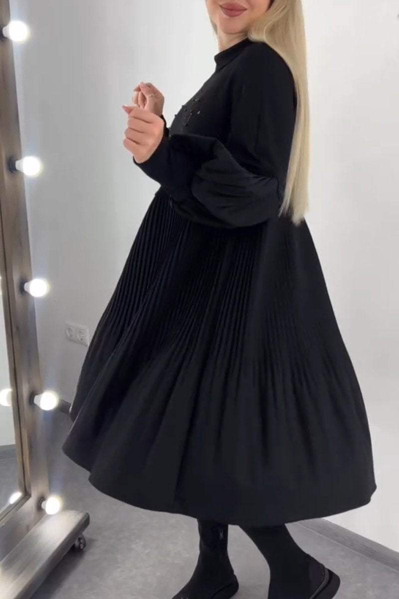 Levoire | Robe Plissée Couvrant Le Ventre