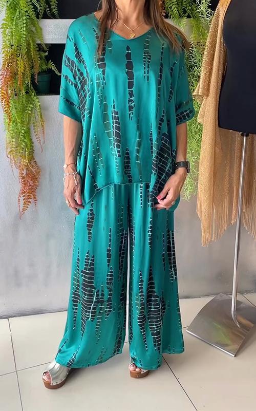 Levoire | Ensemble De Loisirs Deux Pièces Pour Femme Turquoise