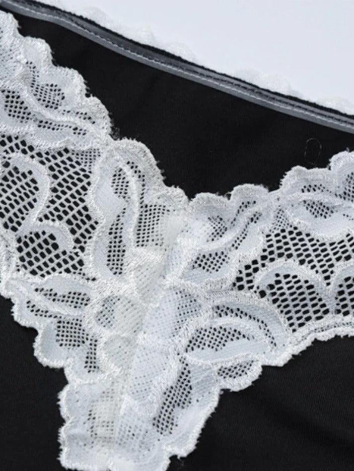 Levoire | Robe Maxi Avec Patchwork En Dentelle Et Décolleté En V