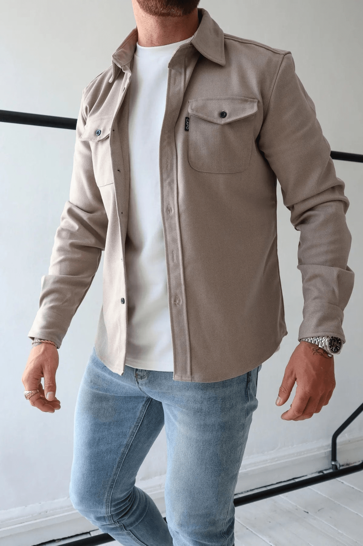 Levoire | Veste Élégante Toutes Occasions Homme Beige