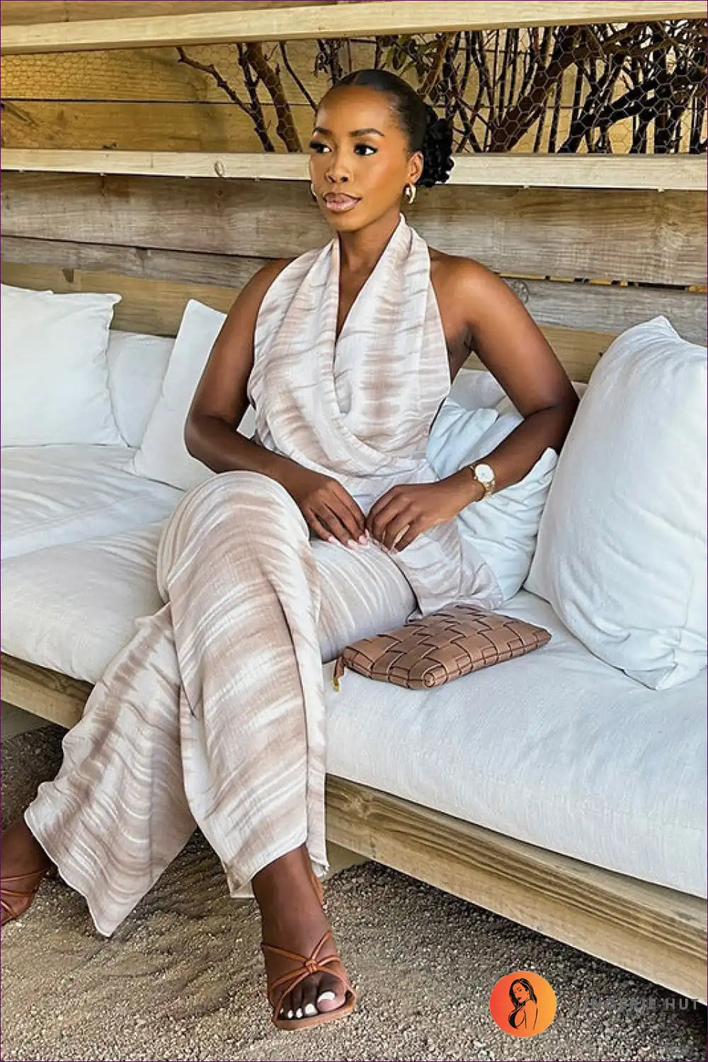 Levoire | Combinaison de cou drapé – Exigeant & Élégant