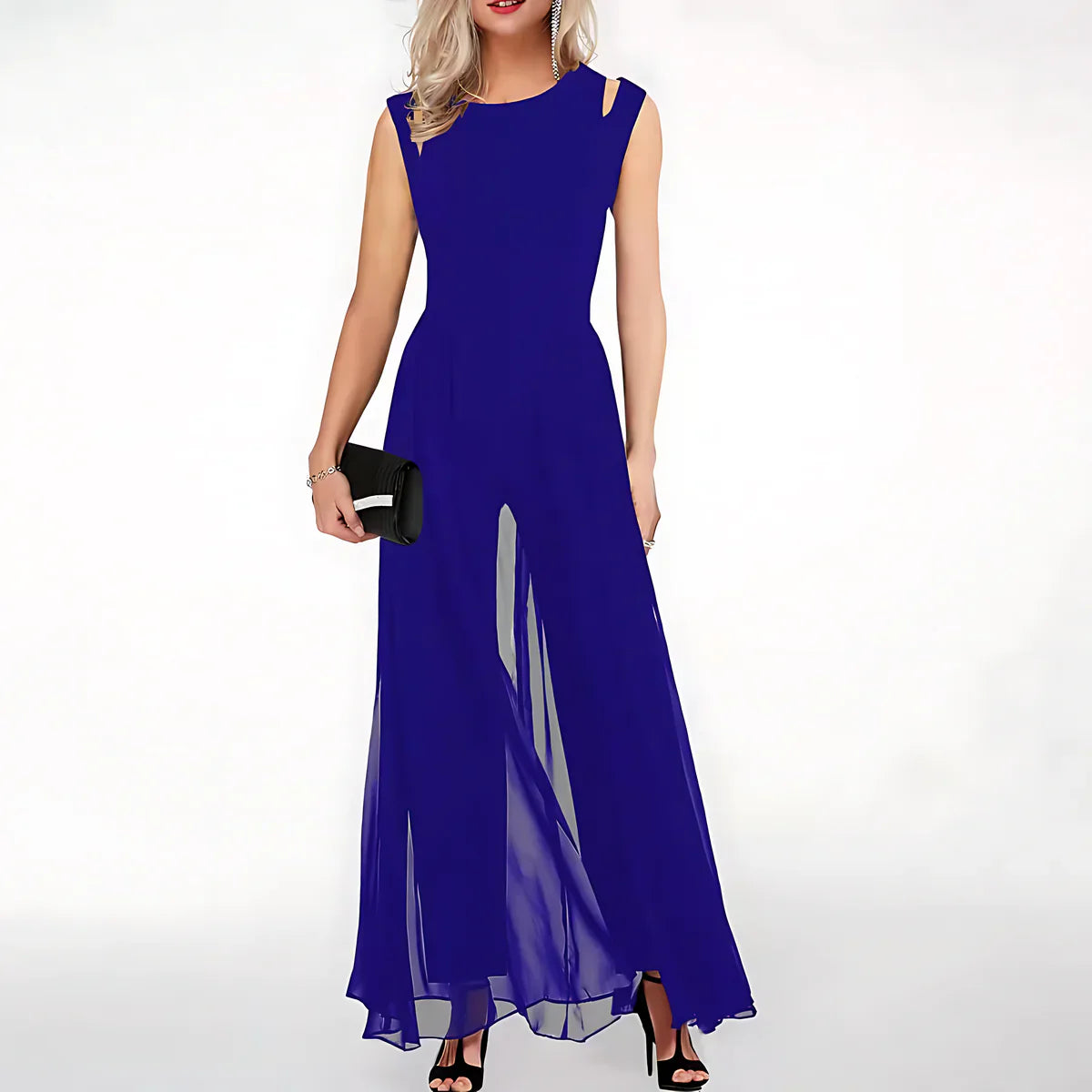 Levoire | Jumpsuit Fluide Chic Pour Femmes Bleu