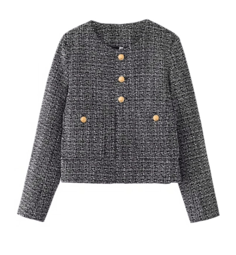 Levoire | Combinaison Femme Pantalon Large Col Nœud Gris