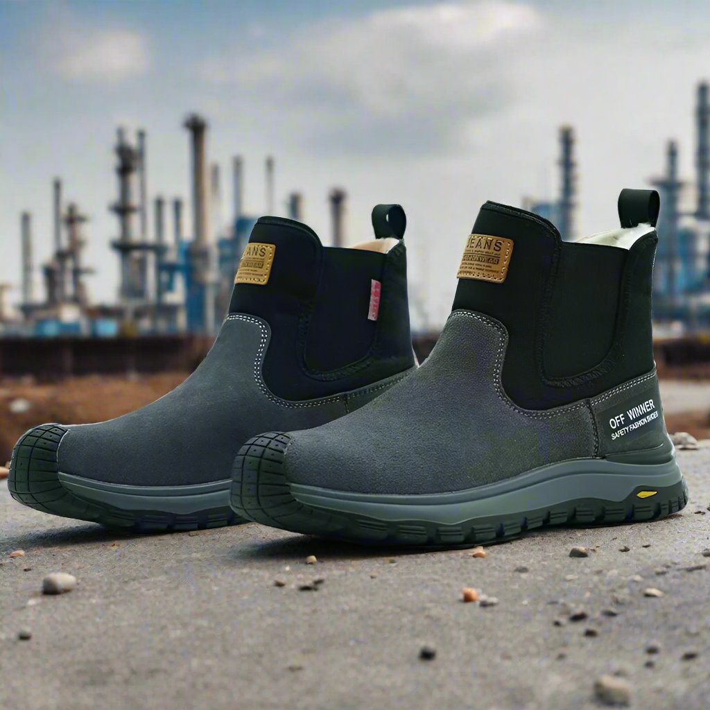 Levoire | Chaussure De Sécurité Durable Et Imperméable Pour Hommes Noir