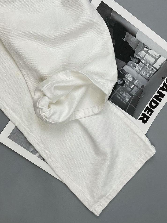 Levoire | Jean Boyfriend Blanc Délavé