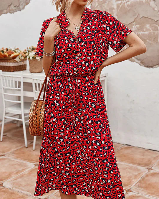 Levoire | Robe Midi À Pois Rot
