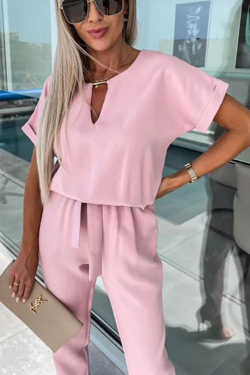 Levoire | Combinaison Élégante À Trou Clé Avec Ceinture Pour Femmes