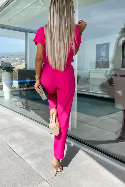 Levoire | Combinaison Élégante À Trou Clé Avec Ceinture Pour Femmes