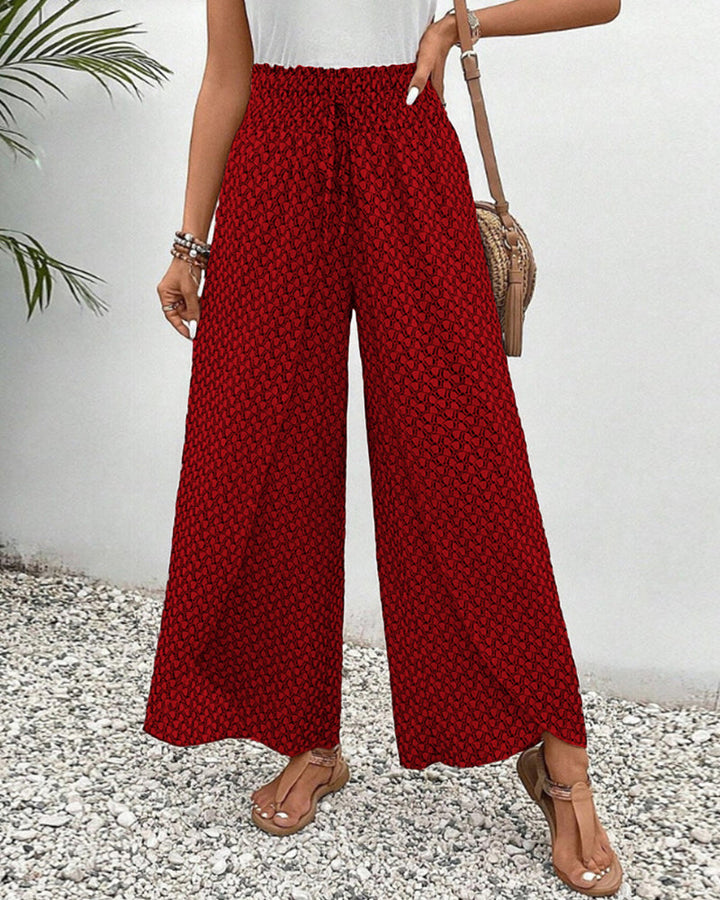 Levoire | Pantalon Femme Avec Impression Géométrique Rot