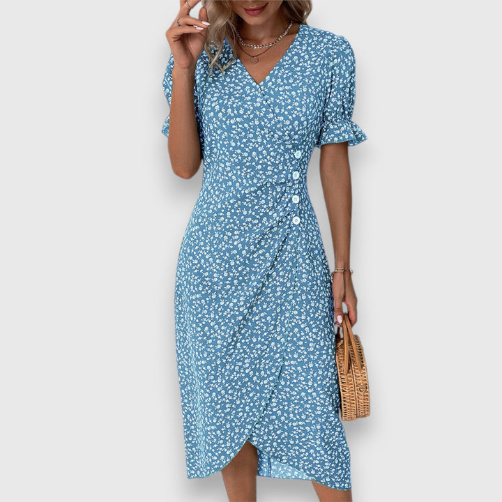 Levoire | Robe Florale Bleu