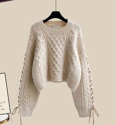 Levoire | Ensemble de pull Khaki-Tricot