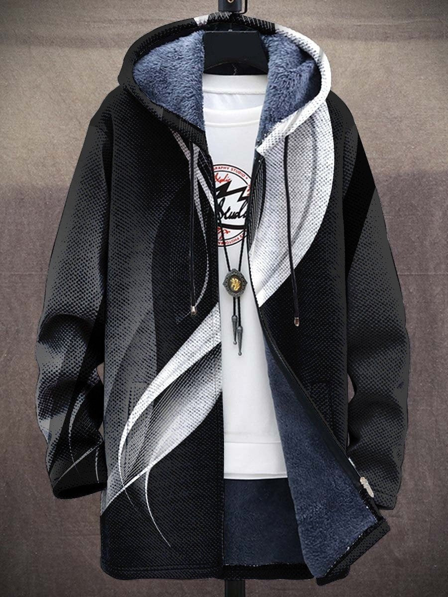 Levoire | Veste Imprimée Artistiquement Noir