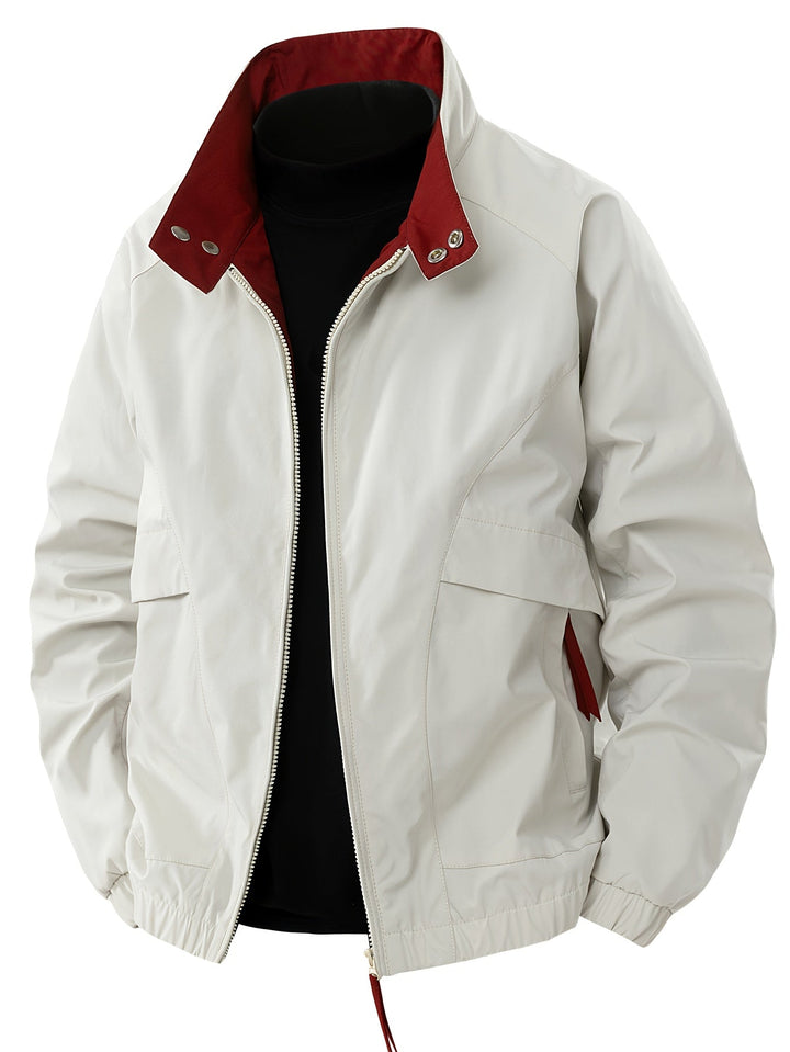 Levoire | Veste Coupe-Vent Légère Décontractée Blanc