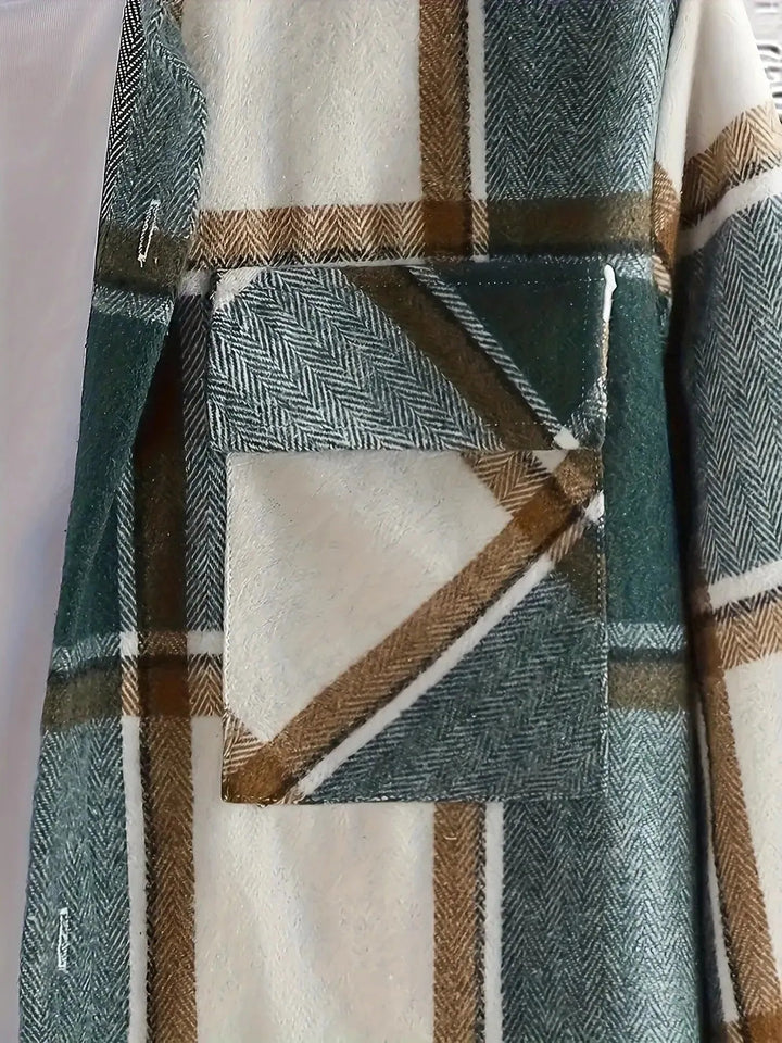 Levoire | Veste à carreaux décontractée polyvalente