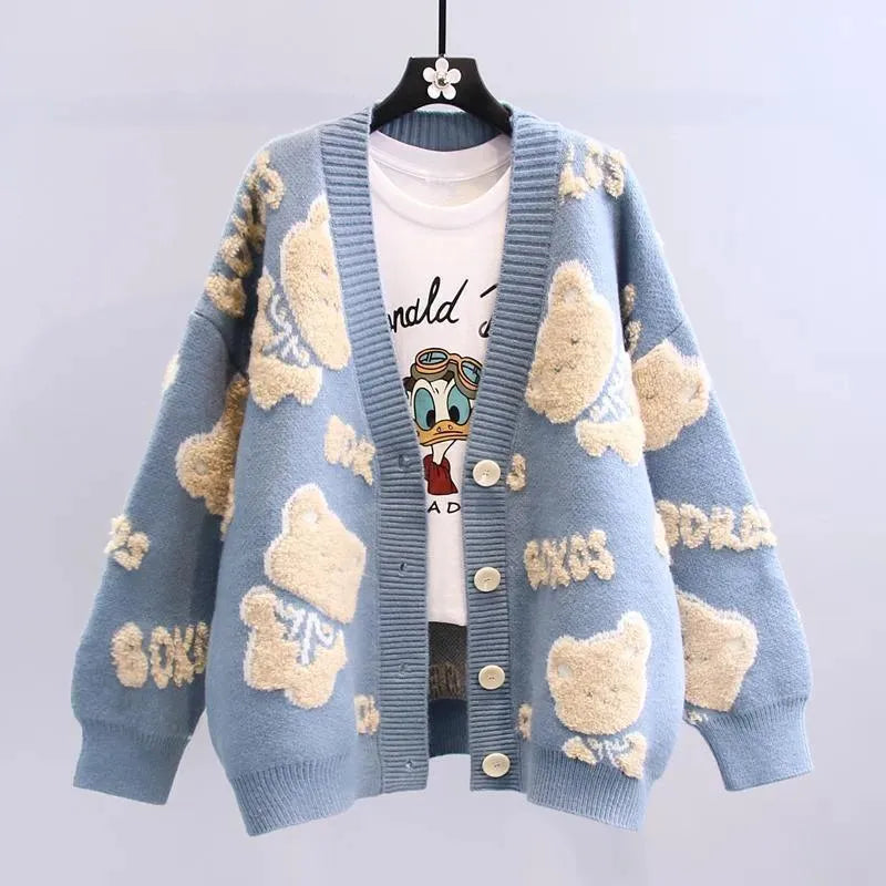Levoire | Cardigan en tricot Bleu