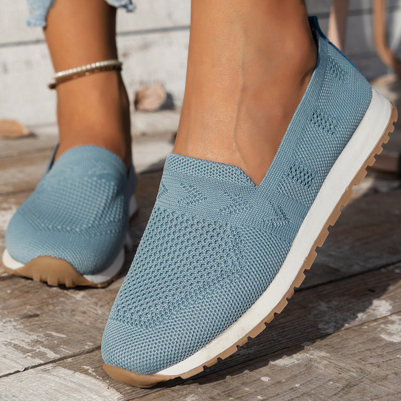 Levoire | Robe Rayée Vive Bleu clair