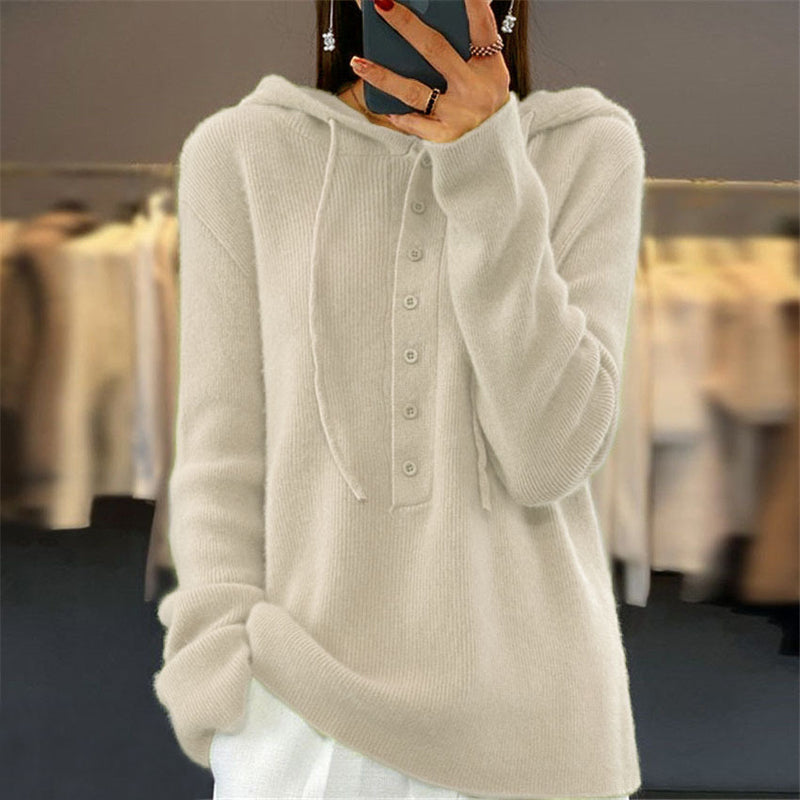 Levoire | À Capuche De Couleur Unie Beige