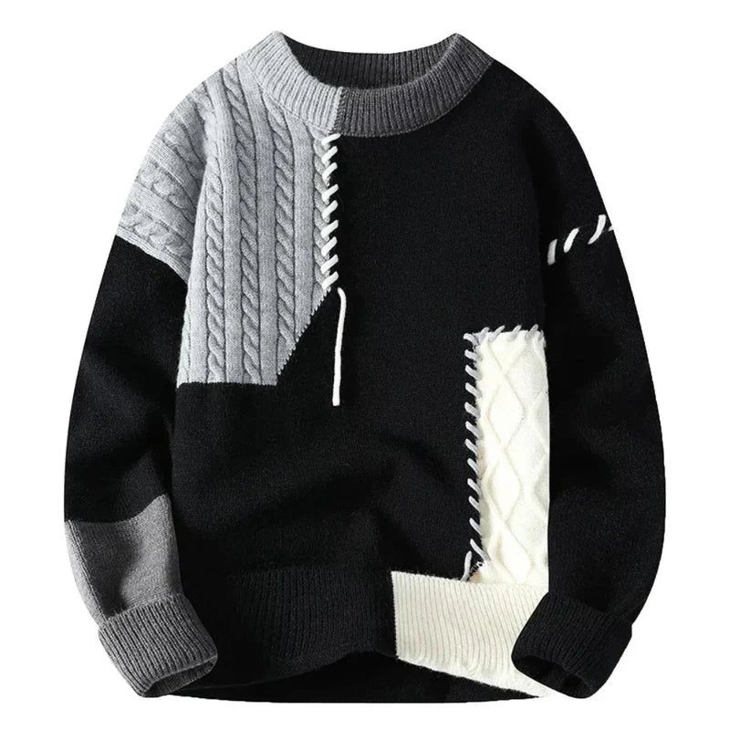 Levoire | Pull en maille de haute qualité pour des moments élégants Noir