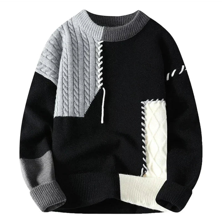 Levoire | Pull en maille de haute qualité pour des moments élégants Noir