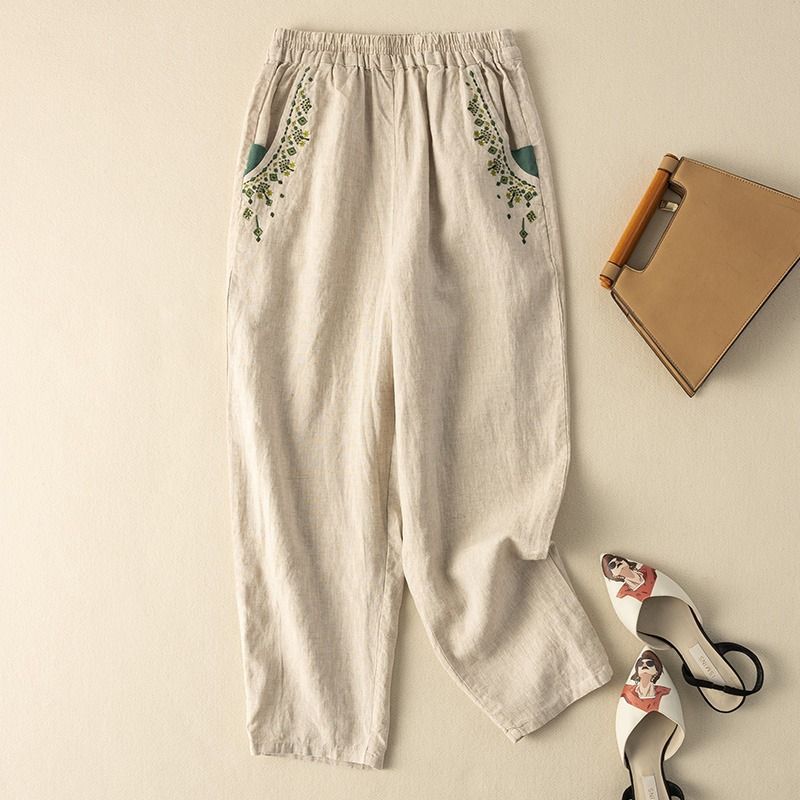 Levoire | Pantalon Décontracté Vintage Abricot