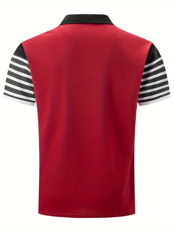 Levoire | Chemise Décontractée Rayée Manches Courtes