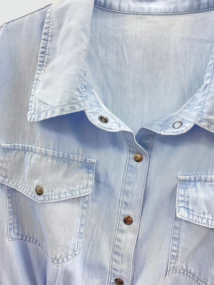 Levoire | Robe Midi En Jean Avec Ceinture À La Taille