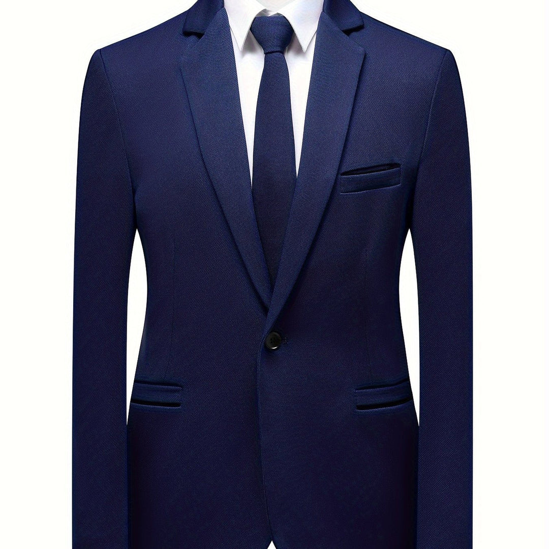 Levoire | Veste De Costume Pour Homme Unie & Cravate