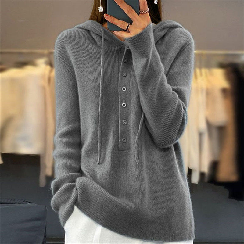 Levoire | À Capuche De Couleur Unie Gris