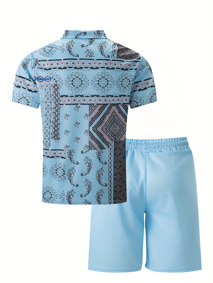 Levoire | Ensemble Paisley À Deux Pièces Pour Hommes D'Été