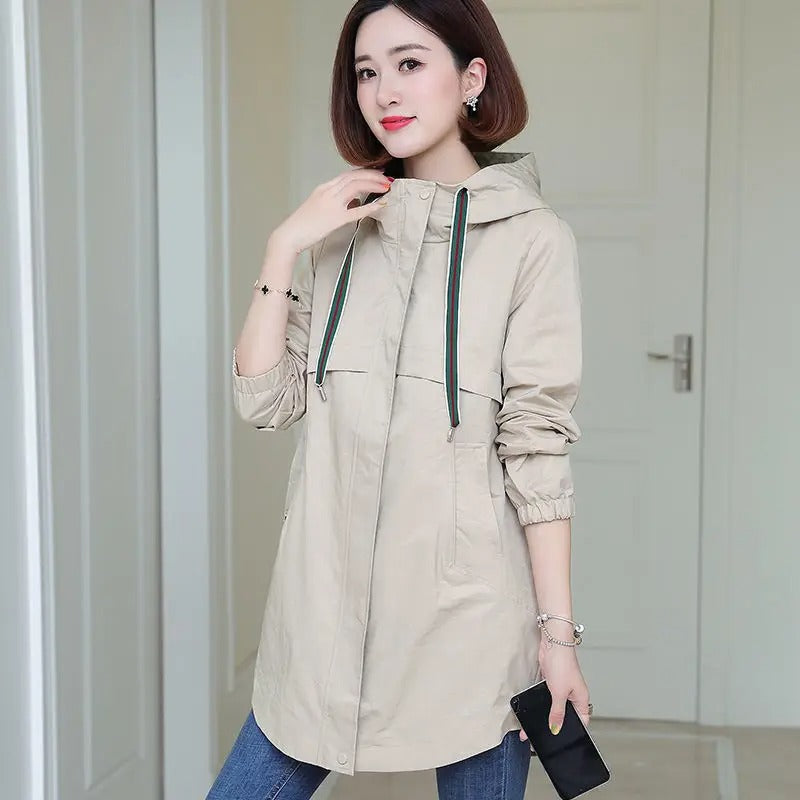 Levoire | Veste De Pluie Coupe-Vent Pour Femmes Brun clair