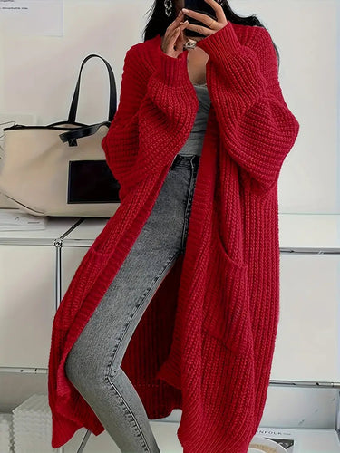 Levoire | Veste En Maille Longue Pour Femme À Design Décontracté