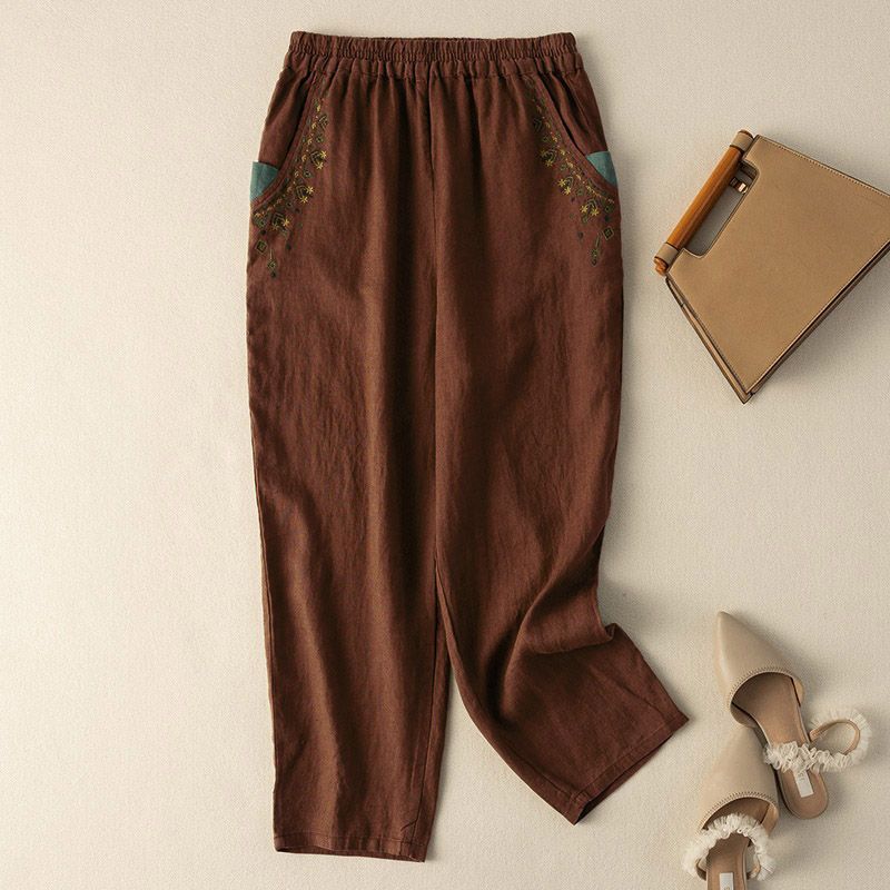 Levoire | Pantalon Vintage Décontracté Café