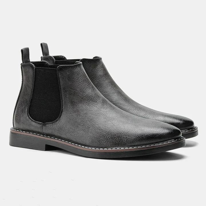 Levoire | Belles Bottes En Cuir Pour Femmes Harmaa