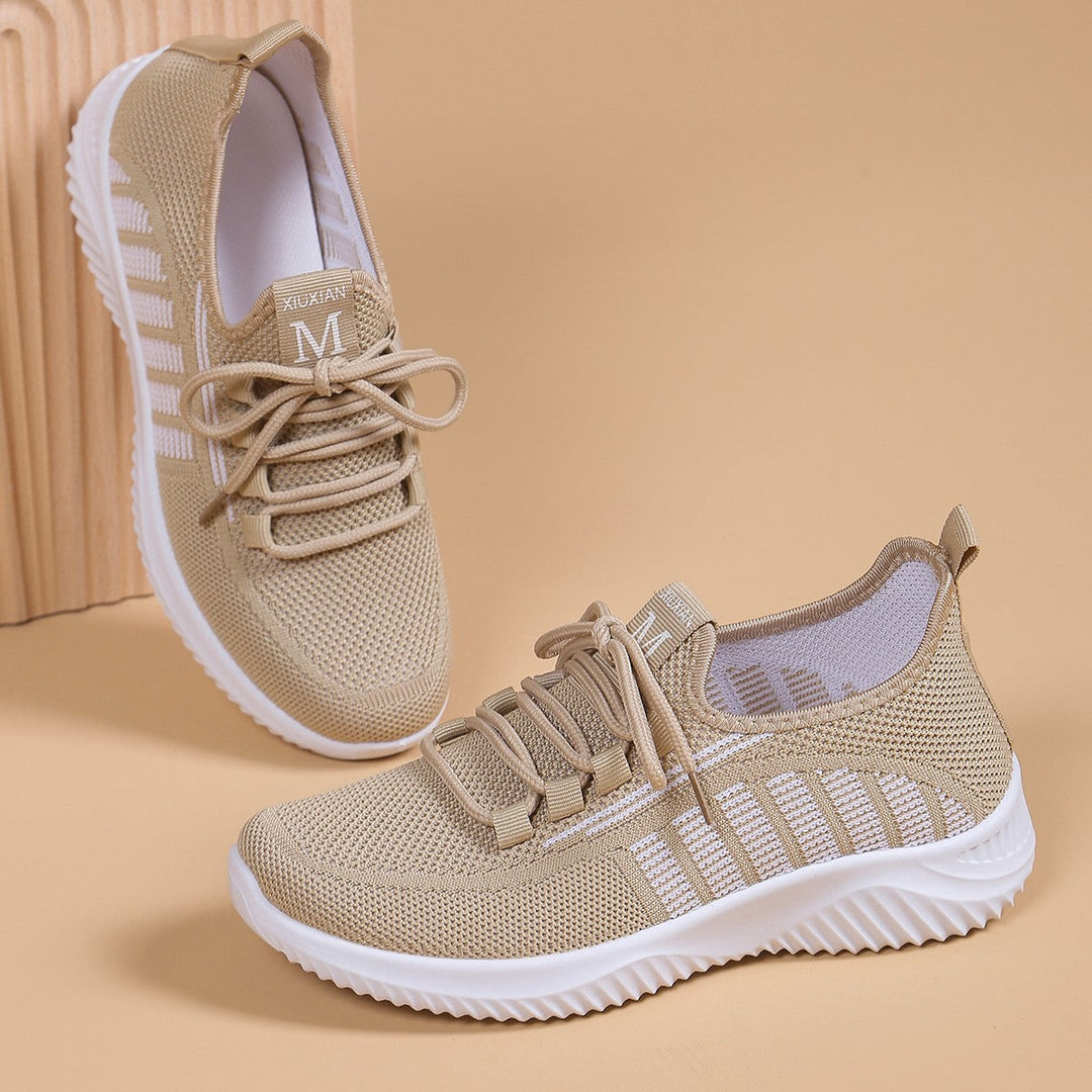 Levoire | Ballerines Sport À Bout Rond Pour Femmes Khaki
