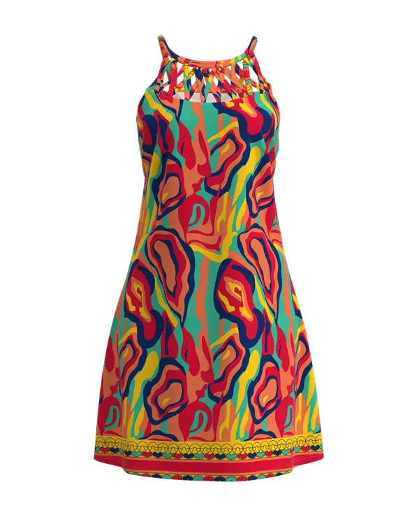 Levoire | Robe de loisirs multicolore