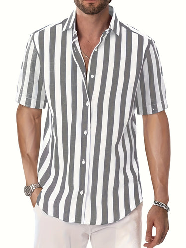 Levoire | Chemise Élégante Avec Motif Rayé