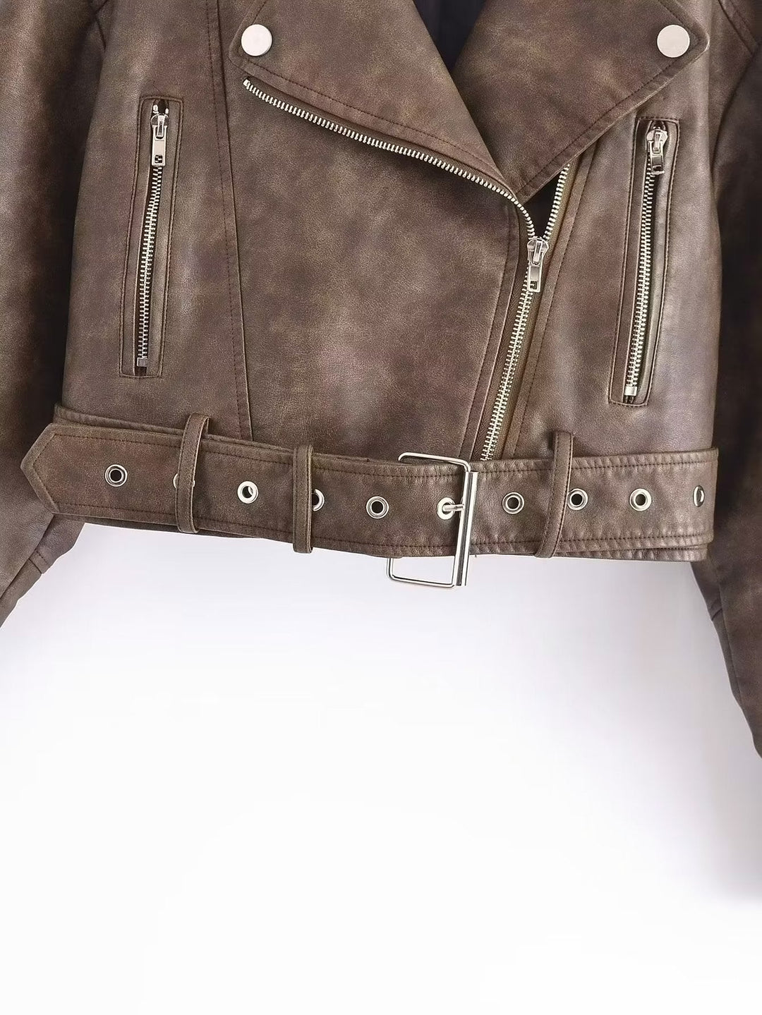 Levoire | Veste En Cuir À Gradient De Couleur Réglable Pour Femmes