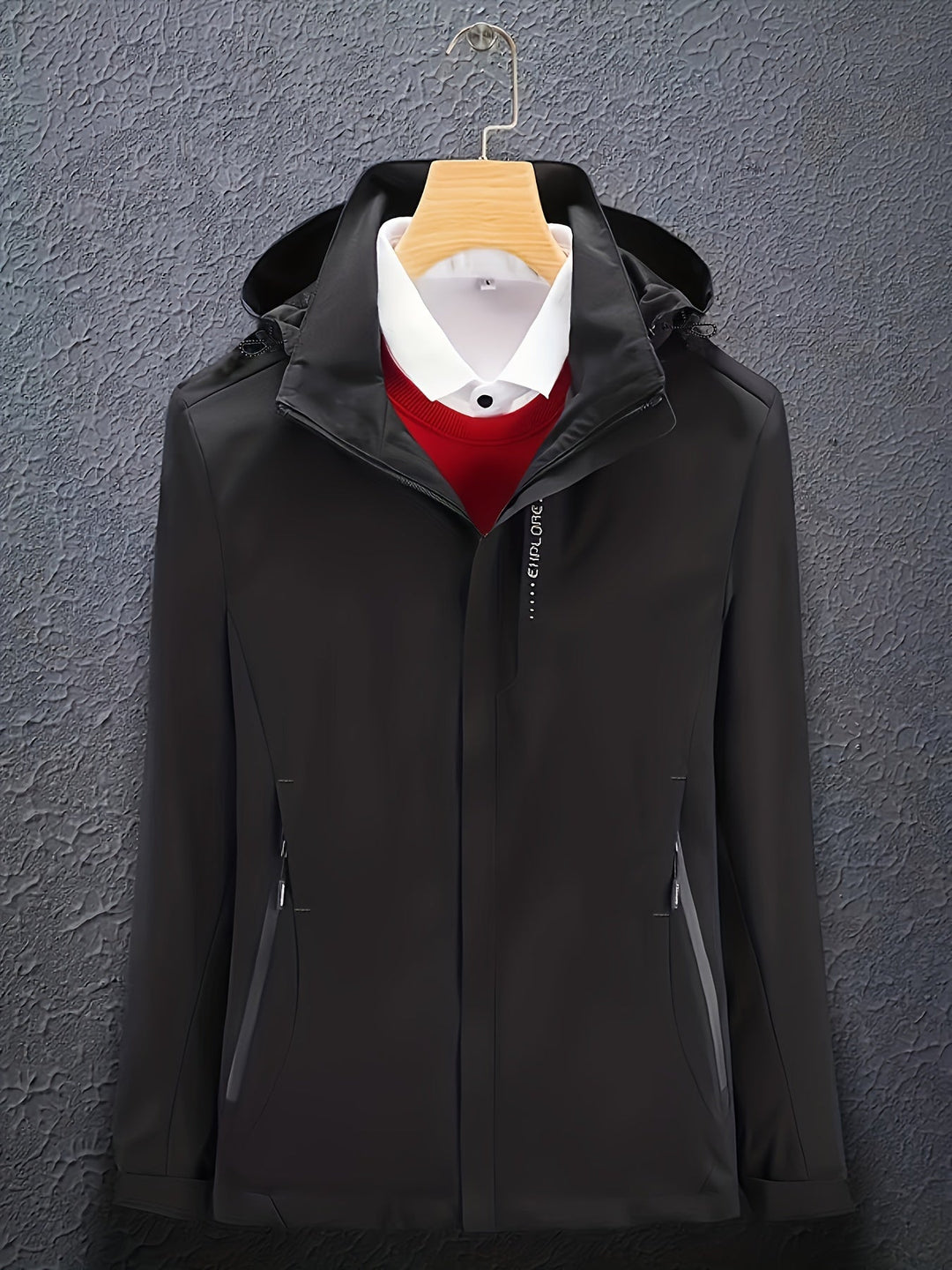 Levoire | Coupe-Vent Et Résistant À L'Eau Softshell Veste D'Extérieur Noir